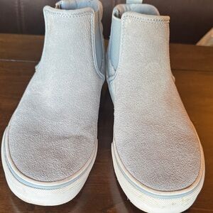 Baby Blue Suede Vans